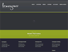 Tablet Screenshot of lemongrassannapolis.com